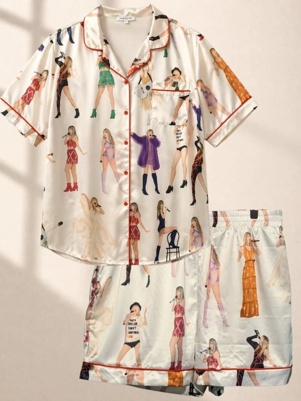 Taylor Swift Eras Tour | Pajamas Shorts Set | Size XXL | NWT - Picture 1 of 8